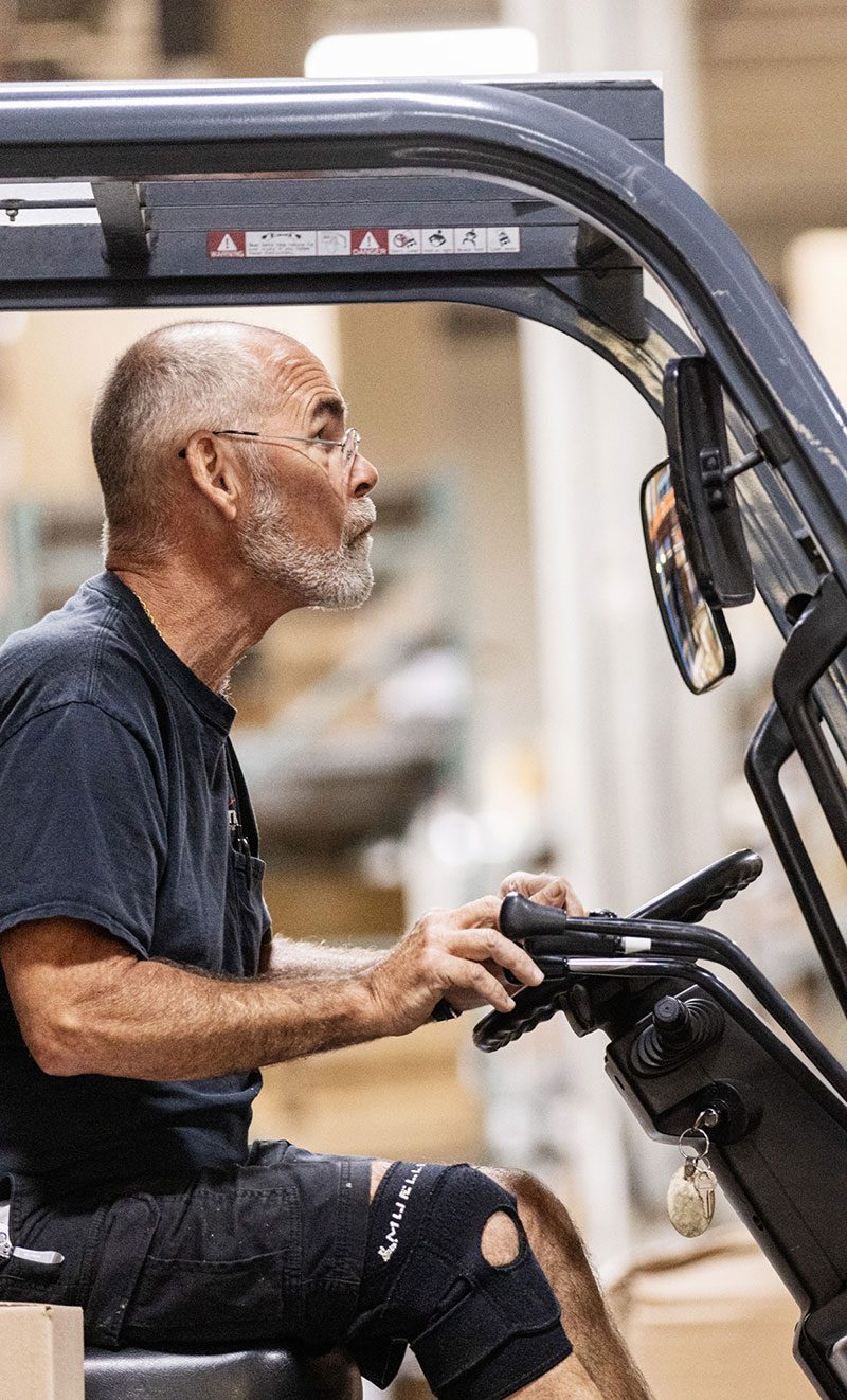 Nextran Parts Employee Forklift